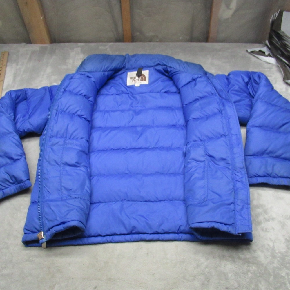 North Face Down Jacket Men Large Blue Puffer Wind… - image 7